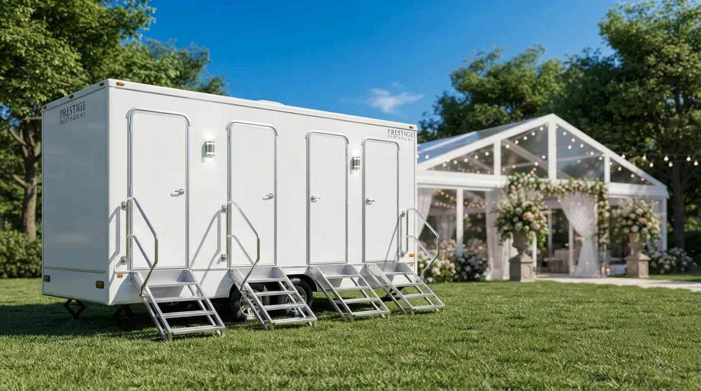 4 Stall Restroom Trailer in Santa Barbara, CA
