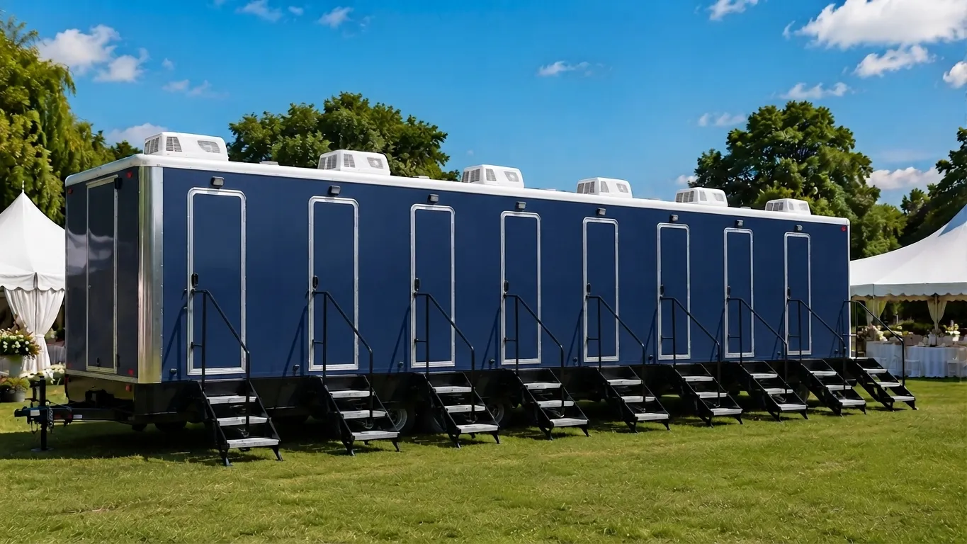 8 Stall Restroom Trailer in Santa Barbara, CA
