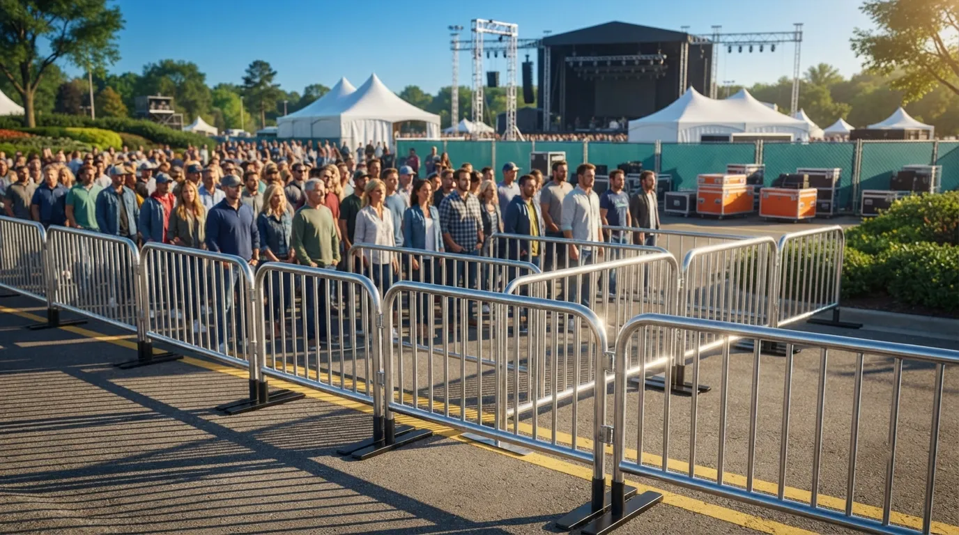 Crowd Control Barrier Rental in Santa Barbara, CA