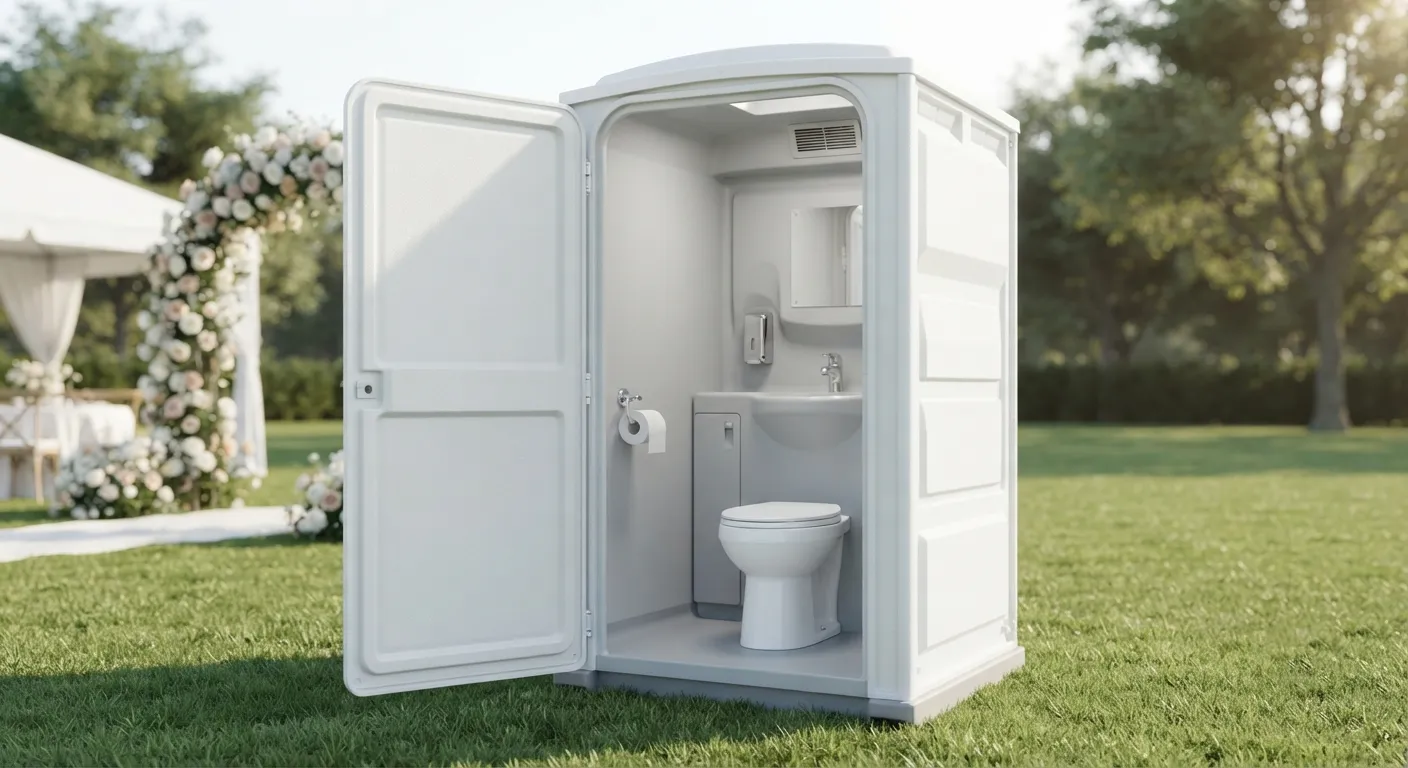 Deluxe Flushable Porta Potty in Santa Barbara, CA